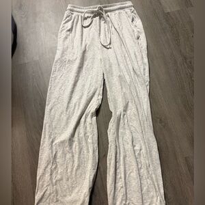 Gray sweatpants